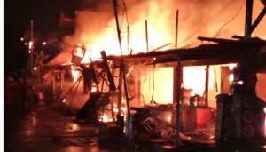 Pasar Natar Terbakar